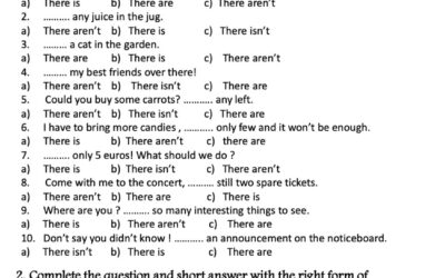 There is – There are