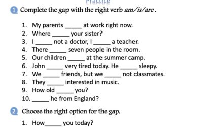 Verb BE in Present Simple